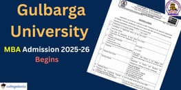 Gulbarga University MBA Admission 2025 Begins Apply Now